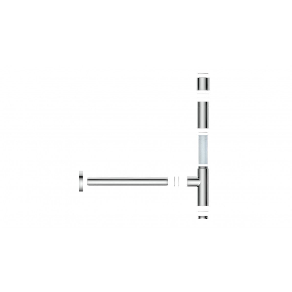 98803710 DS-2WK Bottle trap, chrome, 1 1/4" x 32 mm vue 3
