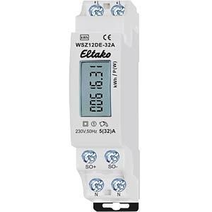 Compteur d'énergie électronique, 32A, mono, non étalonné