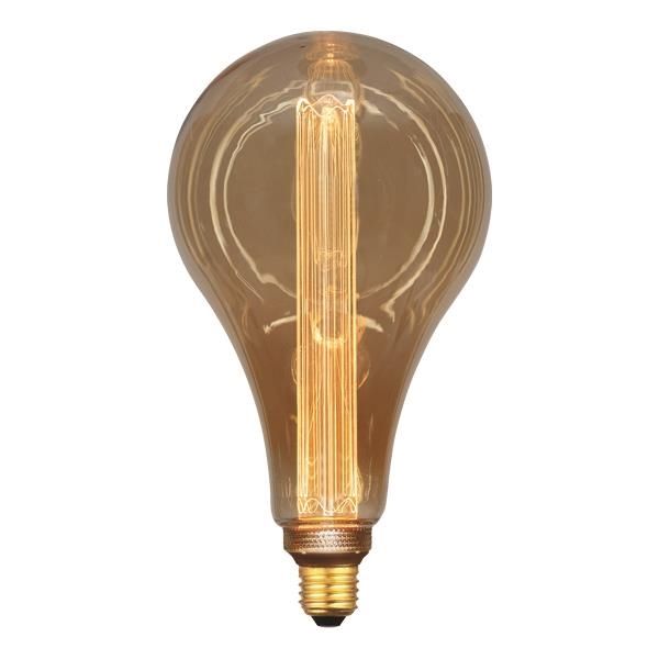 Lampe deco en poire p165 dimmable 3,5W 2000K E27 verre Or