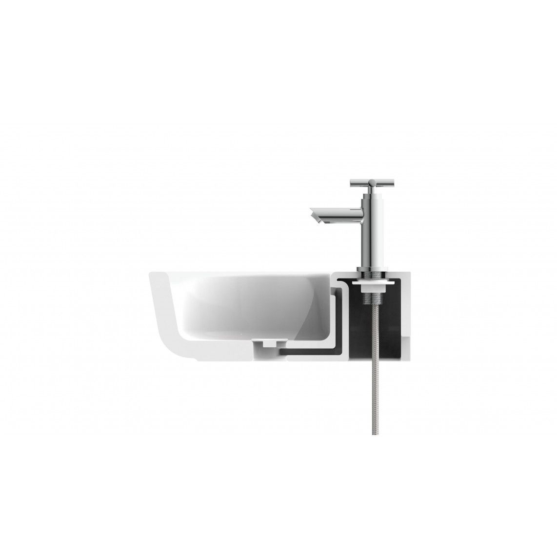 37956 MATAO Cold water tap, chrome vue 8
