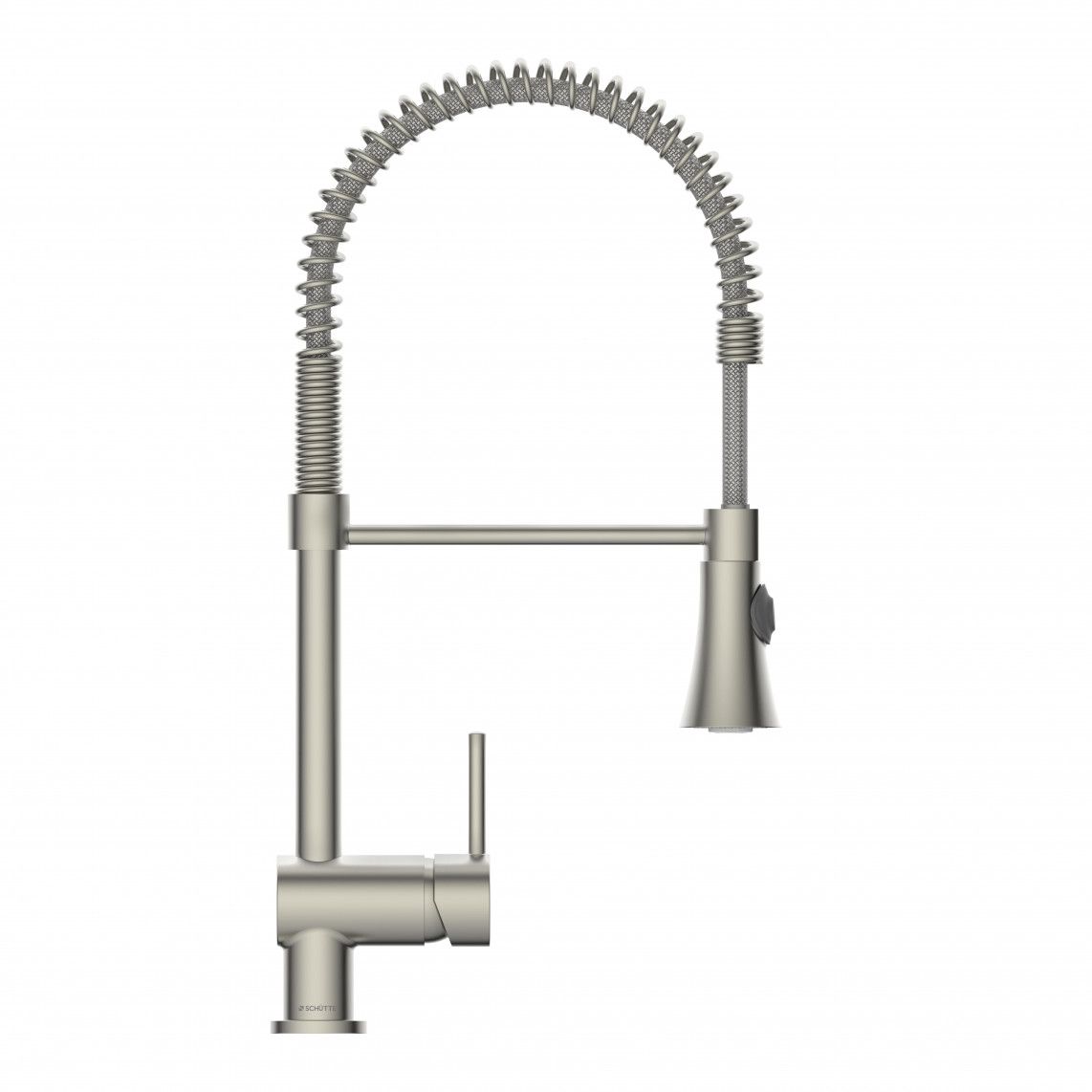 79195 CORNWALL Sink mixer low pressure, stainless steel look, with spiral spring vue 3
