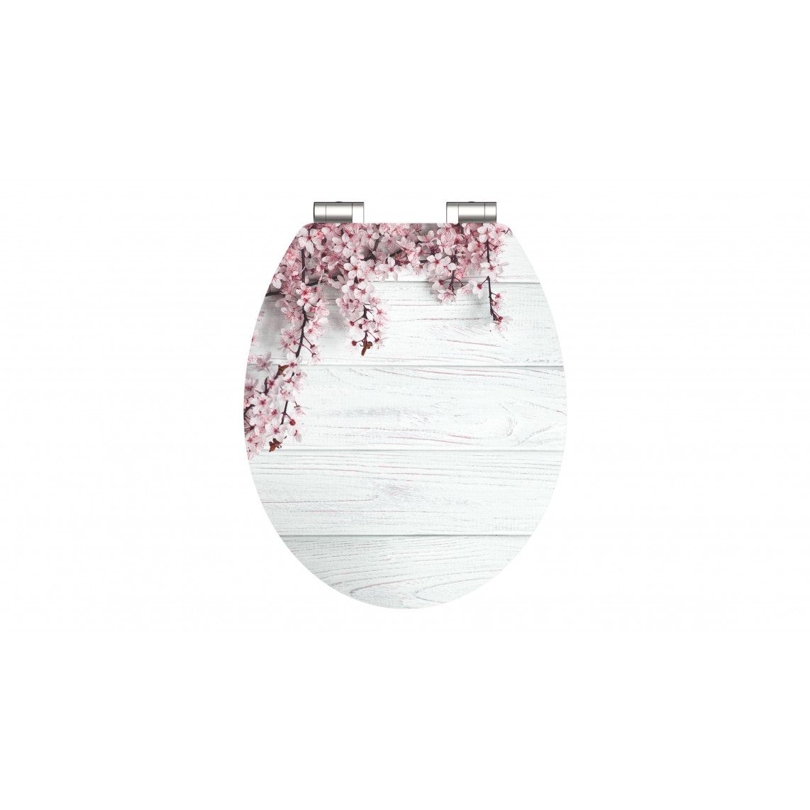 80549 MDF HG WC-zitting FLOWERS AND WOOD, met valrem vue 2
