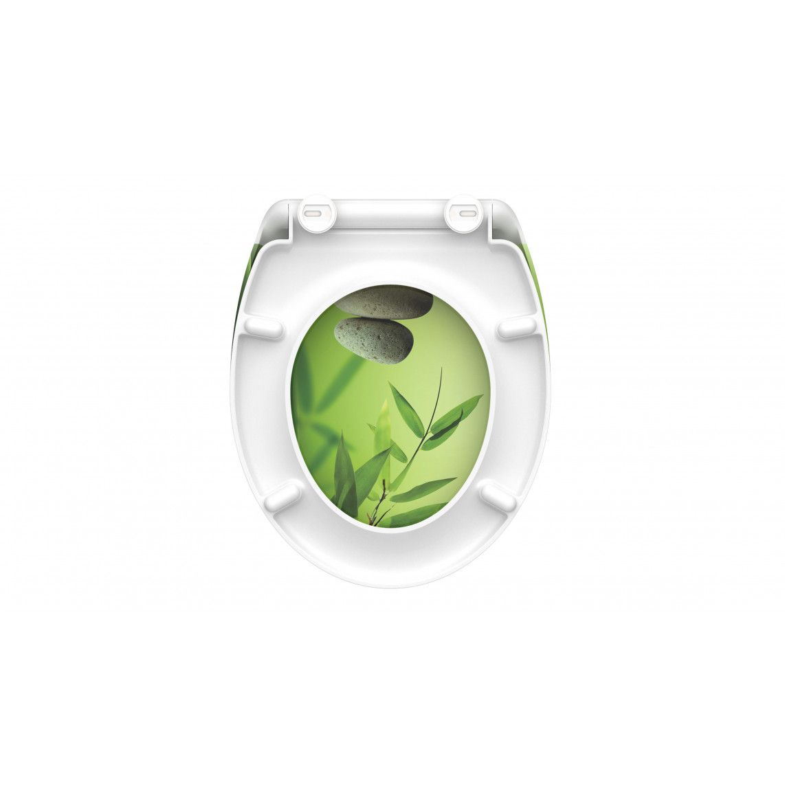 82365 Duroplast WC-zitting GREEN GARDEN, met valrem en afneembaar vue 5