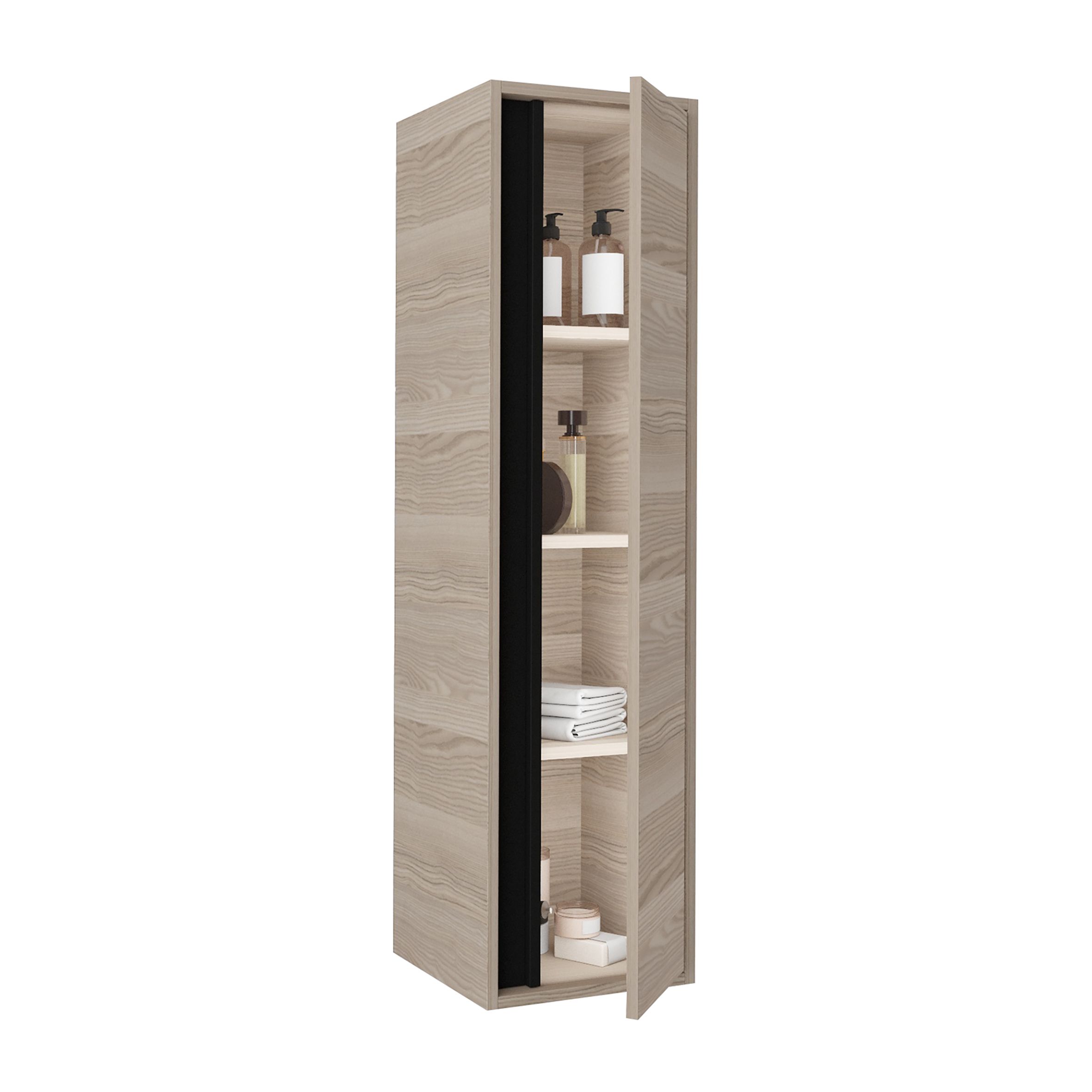 Aloni Sharp Meuble Colonne (135CM) - Noisette