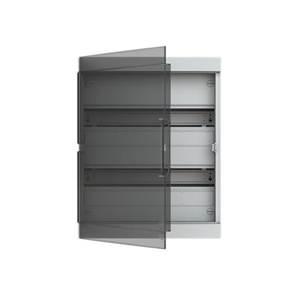 Coffret de distribution Fix-o-Rail 150 2 rangées 36 modules avec porte transparente
