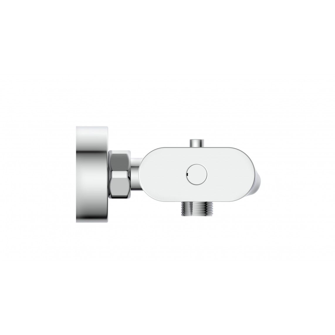 1330090 CARNEO Bathtub mixer, chrome, with waterfall spout vue 7