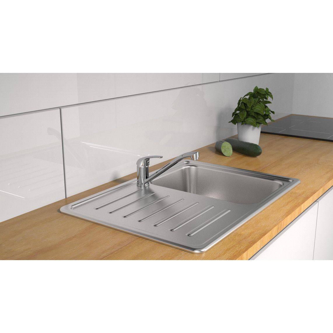 41500 ATHOS PLUS Sink mixer, chrome vue 2