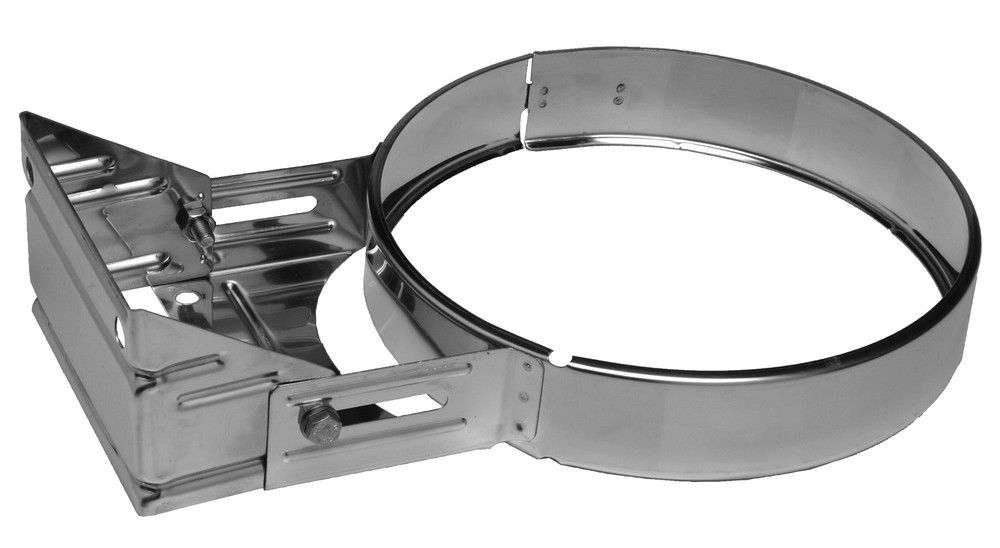 Dinak SW06 831 Collier Mural Plat Télescopique 70-120MM D80 INOX 304