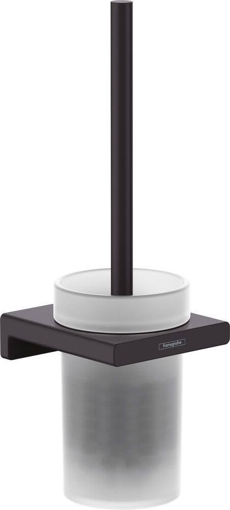 Hansgrohe Addstoris Porte-brosse WC Mural Noir Mat