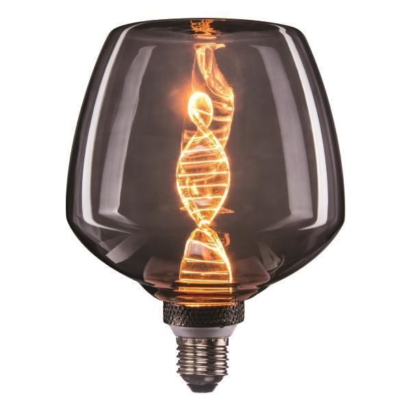 Lampe G125 4W E27 1800K fumée dna poire dimmable