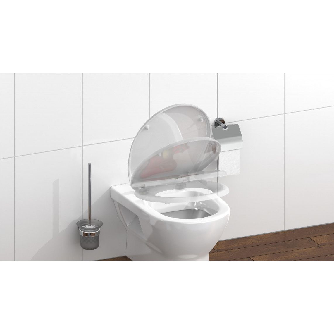 82190 Duroplast Toilet seat FROG KING, with soft close vue 9