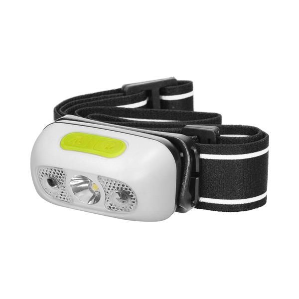 Lampe frontale Led avec interrupteur sans contact et chargeur USB 5W, 230lm, 1200mAh Li - ion, tête