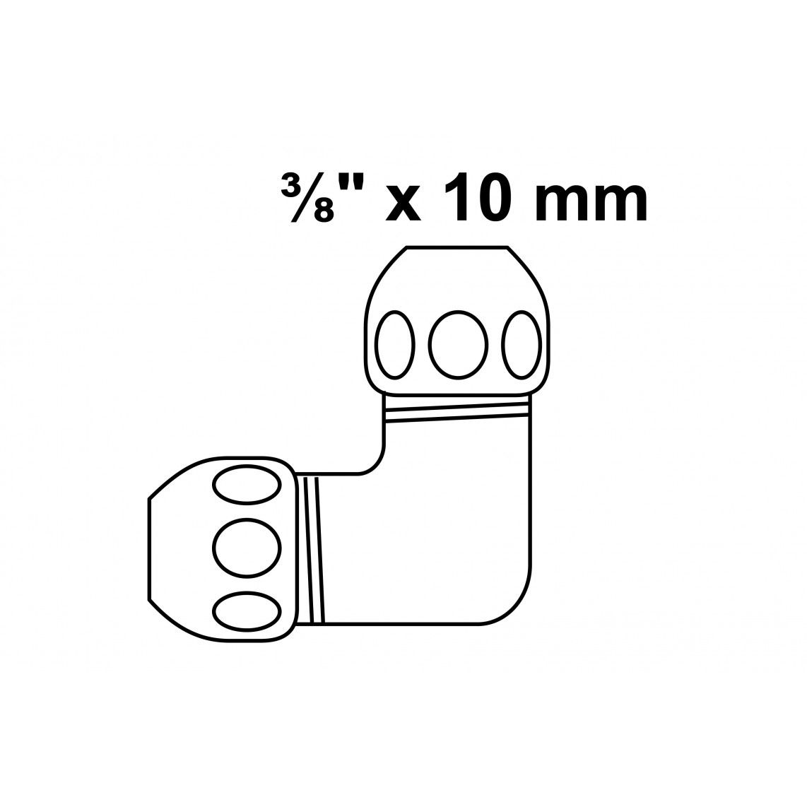986252148 MS knelfitting-knie 90°, chroom, 3/8" x 10 mmQ vue 2