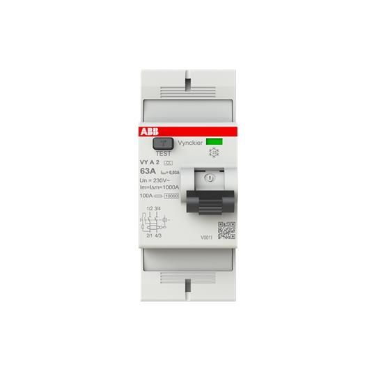 Interrupteur différentiel VY 2 pôles 63A 30mA type A
