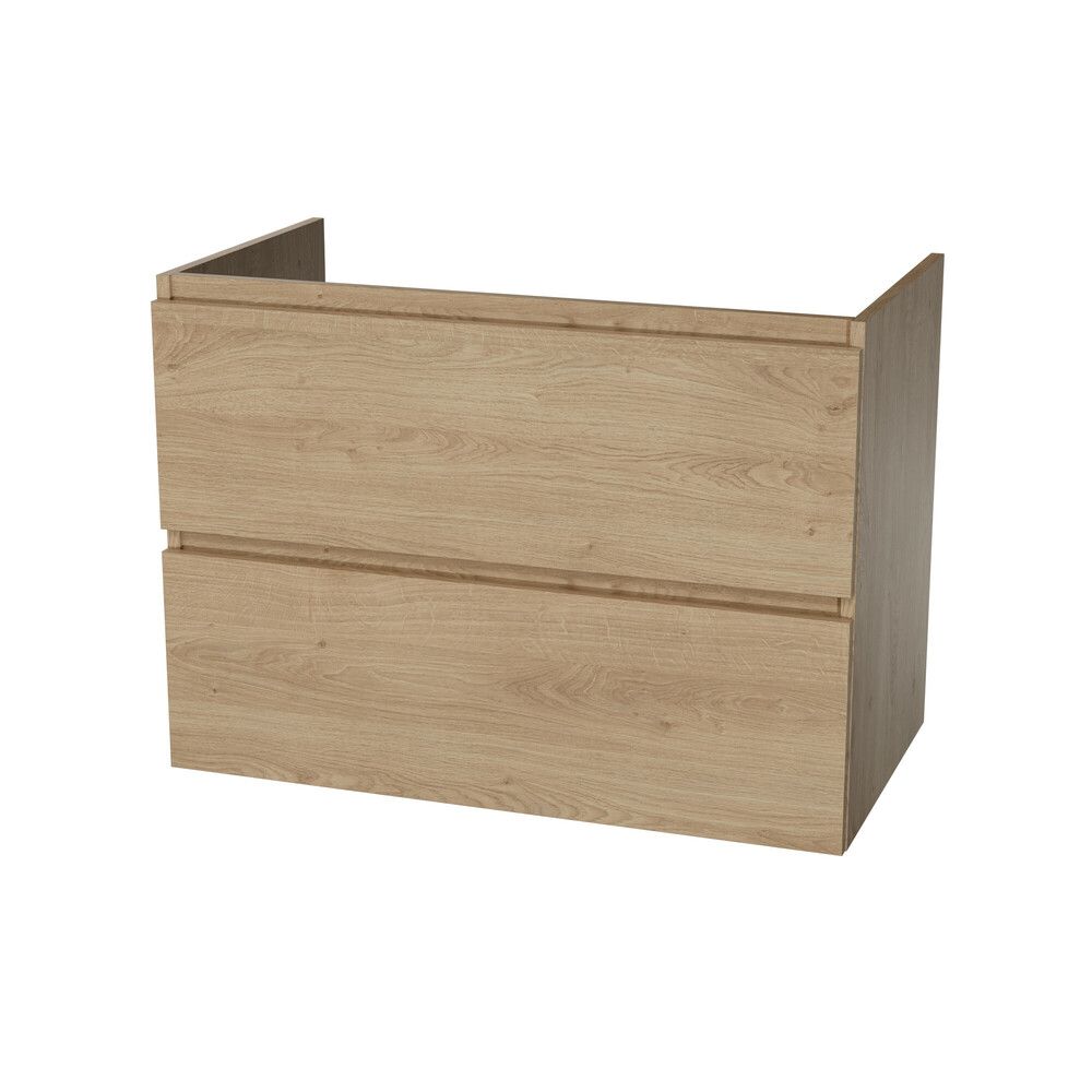 Van Marcke Ventus Due Sous-meuble B800XH640XD495MM 2TIROIRS Oak Hell