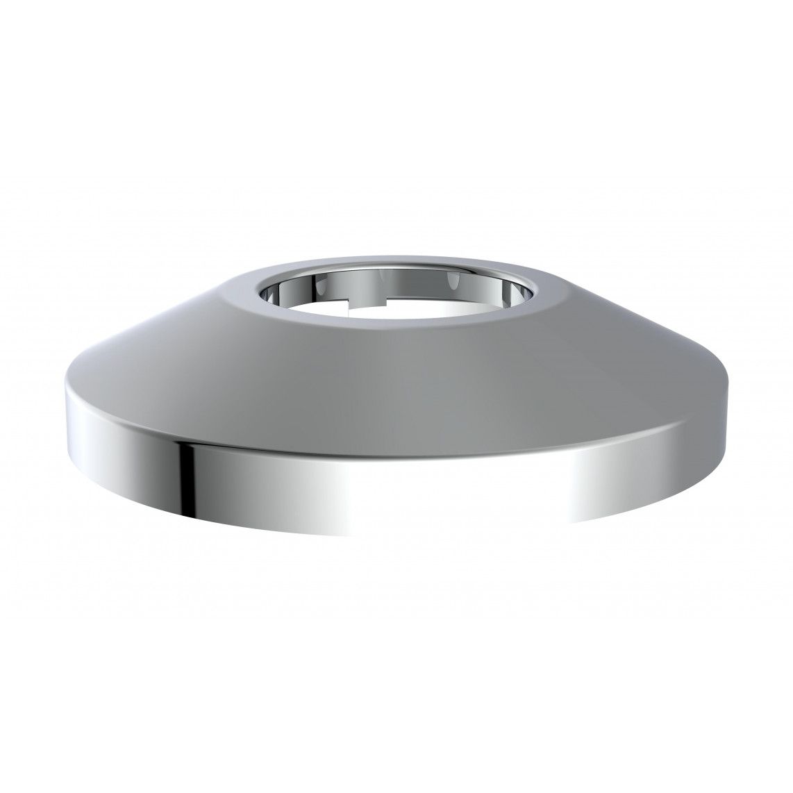 988017148 Rose for traps, chrome, 32 mm x 80 mm x 15 mm, for 1 1/4"