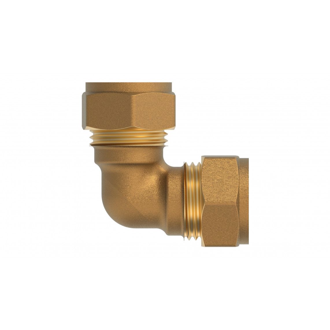 989451417 LT coude 90°, vierge, 22 mm, raccord à serrer pour tube en cuivre vue 2