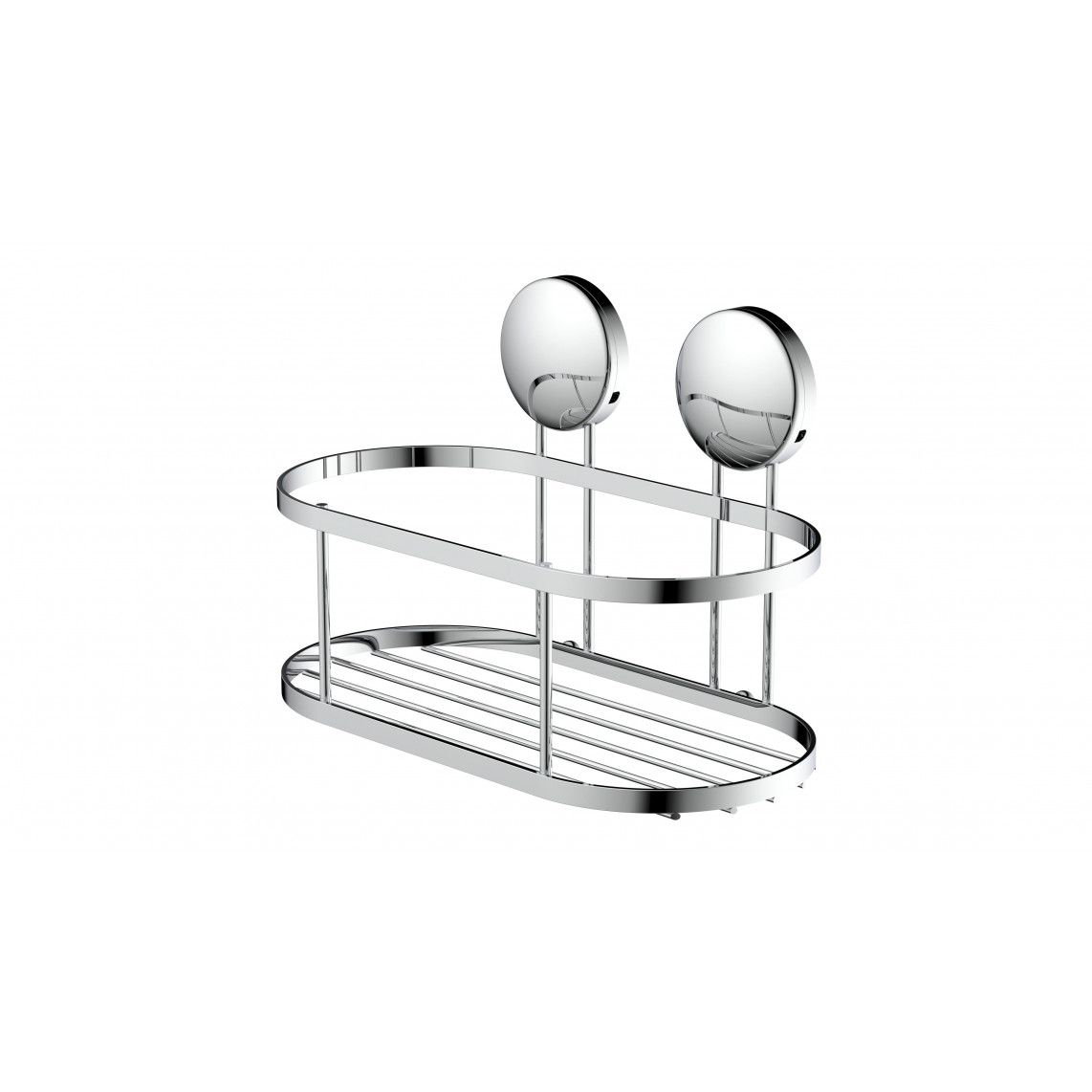 BA0202 Douche wandplanchet, chroom, om te lijmen of schroeven vue 8