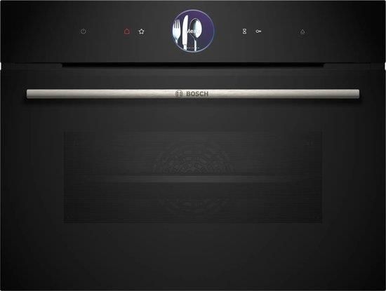 Four serie 8 combi-vapeur 45cm, classe A+, 21 modes de cuisson, EcoClean, Home connect, TFT-Touchdis