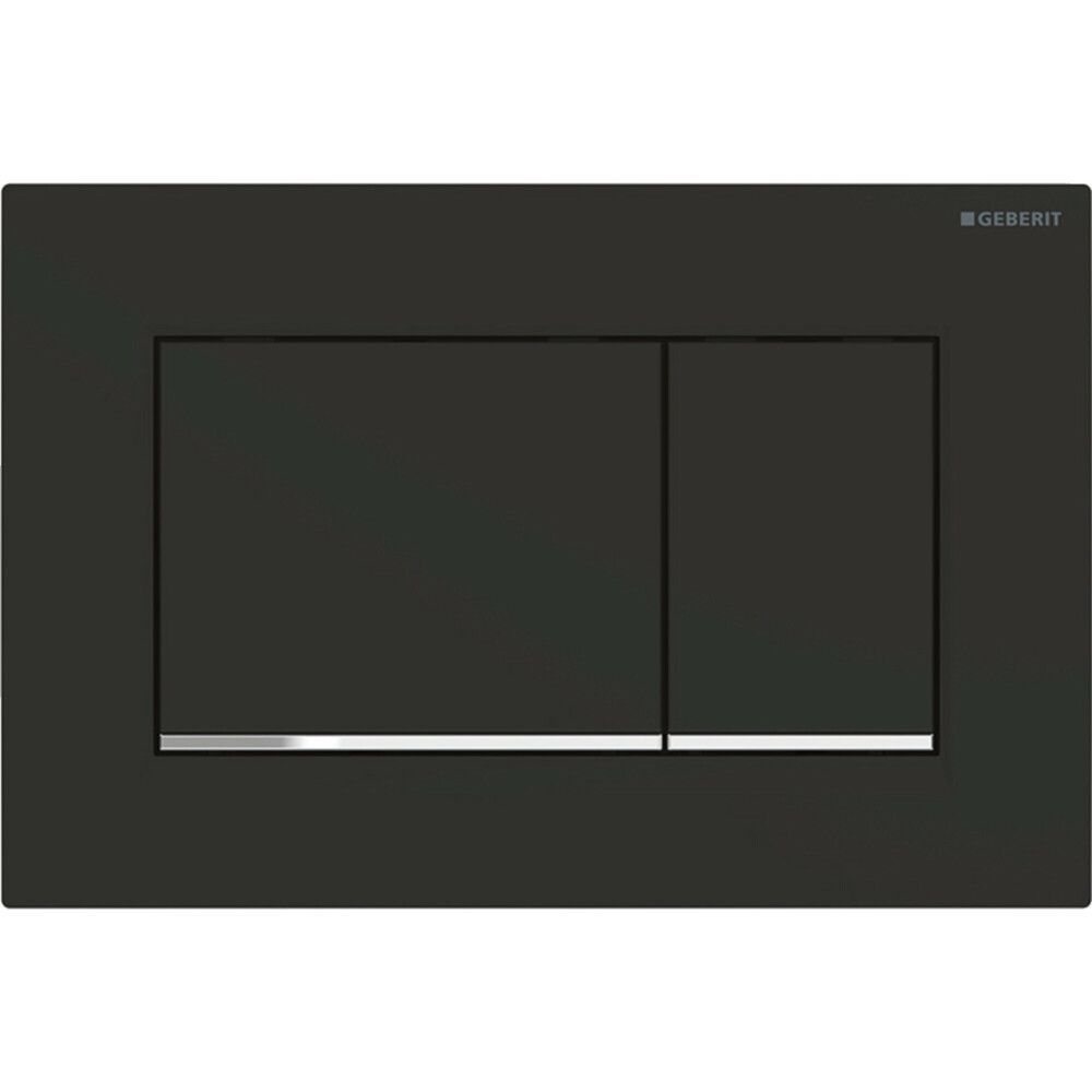 Geberit SIGMA30 Plaque DE Commande Noir Mat/chrome
