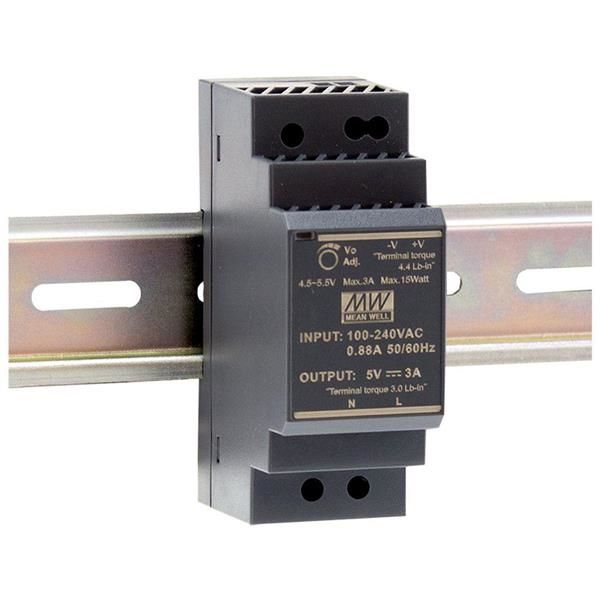 Alimentation stabilisée 36W 24Vdc 1.5A sur rail Din