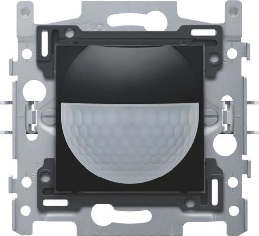 Détecteur de mouvement intérieur 180° avec contact de commutation 10A 230V 8m Black Coated