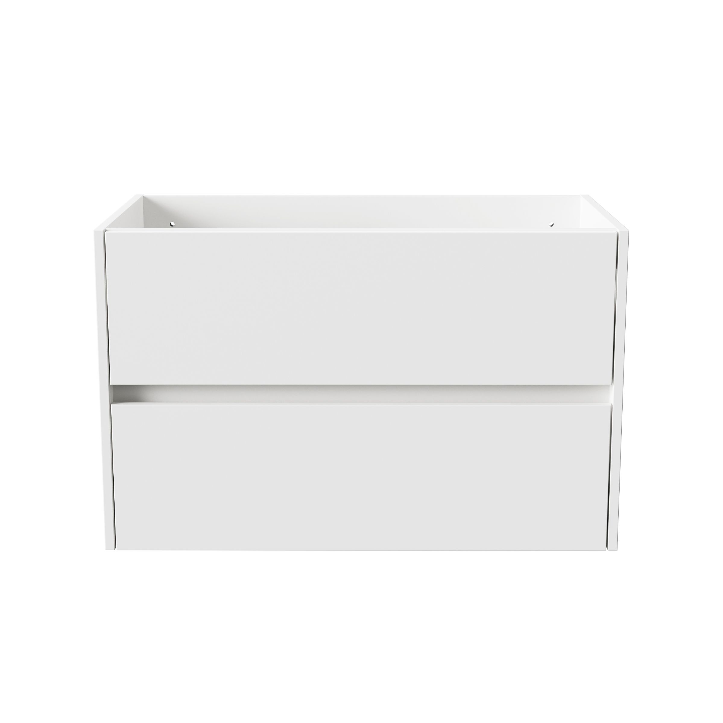 ALONI HAYAT MEUBLE SOUS-VASQUE - 2 TIROIRS - SANS POIGNEE - SOFT CLOSE – 79,5X50X45 CM - BLANC BRILLANT vue 2