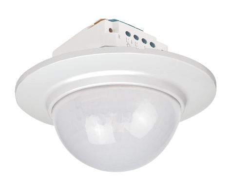 Détecteur de mouvement, 230 V, 26 m, rond, pour boîte d'encastrement