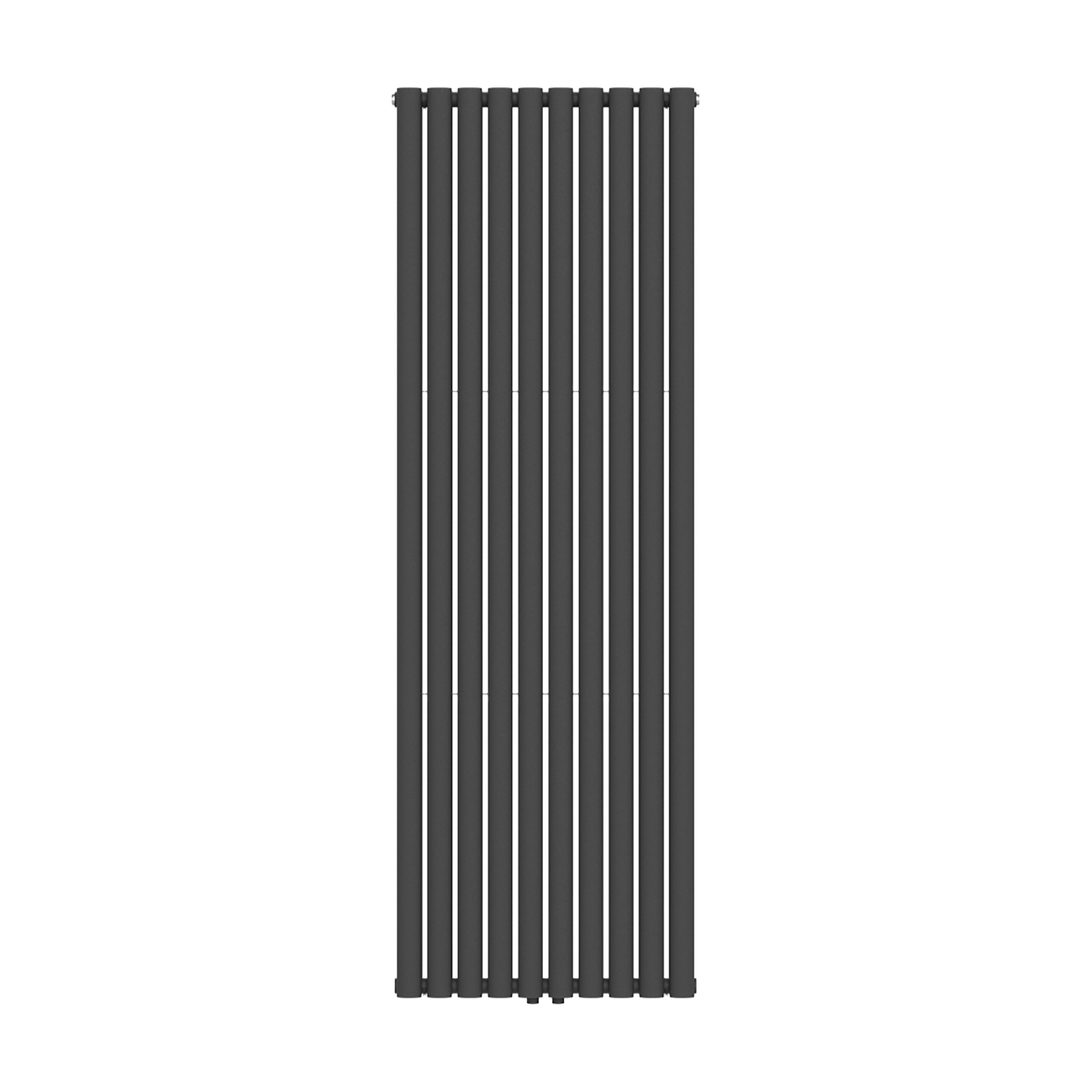 VERTI OVAAL RADIATOR - 1800X600 - 2050W - MAT ZWART vue 2