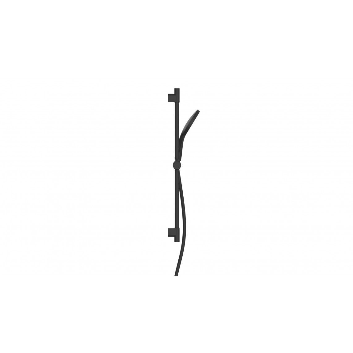 64996 CAPRI Shower rail set, black matt vue 3