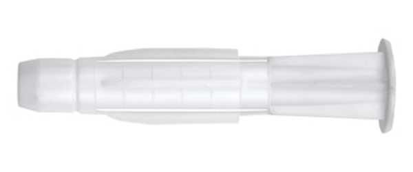 Cheville universelle Blanche diamètre 10mm longueur 61mm avec collerette