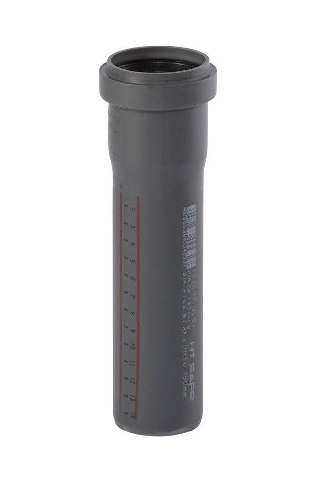 Ostendorf Kunststoffe Ht-safe EM Tube D'évacuation D50 L 0,5M