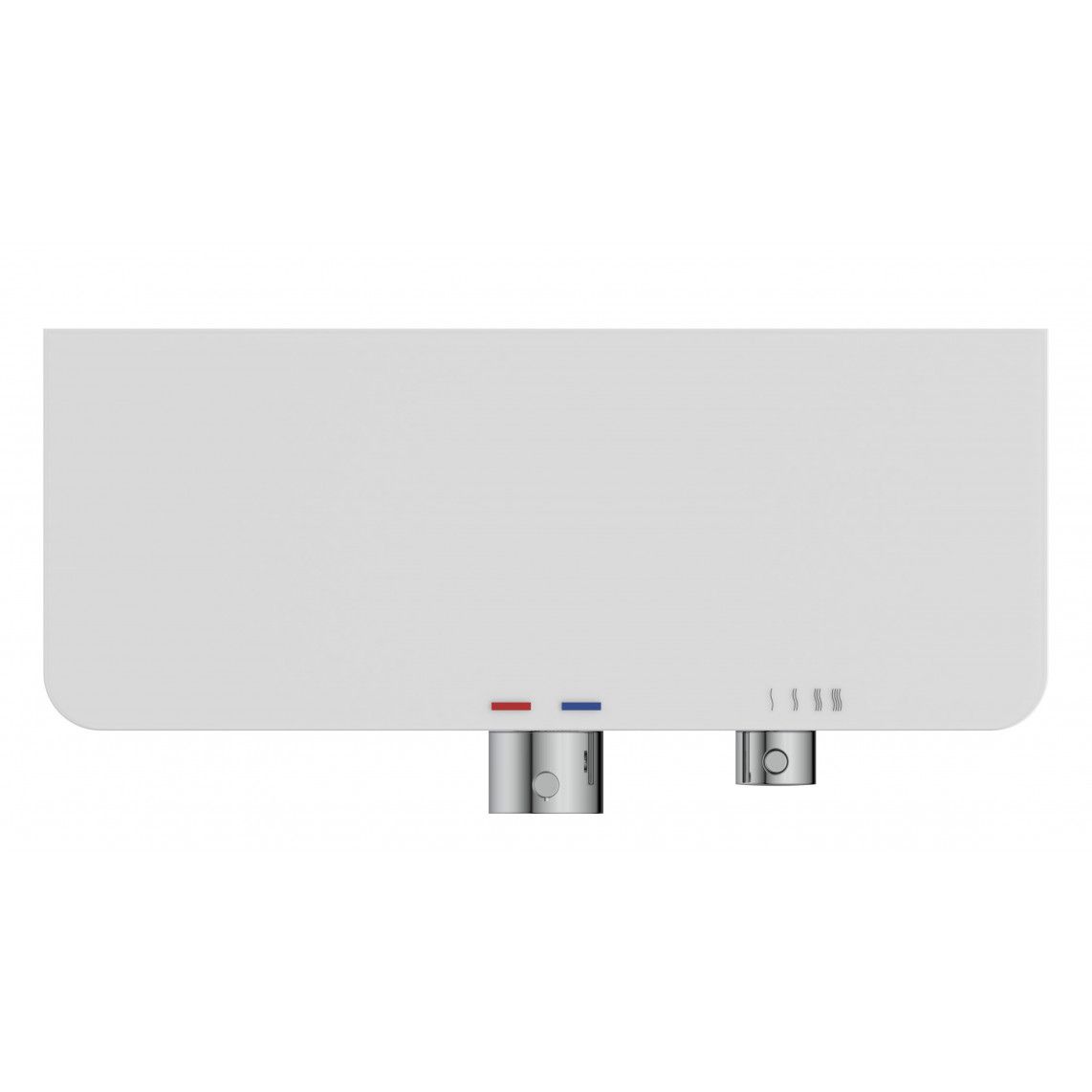 60535 OCEAN Thermostatische douchekraan, chroom/wit, met planchet vue 5