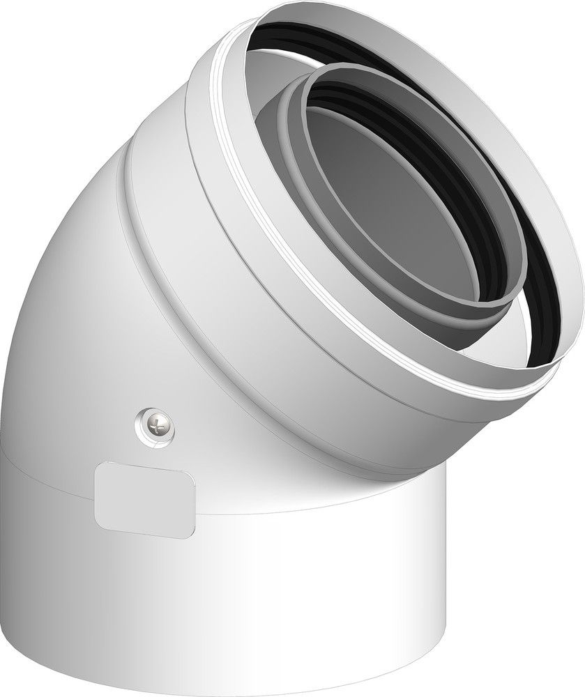 Din Pph CON040 COUDE45°D60/100