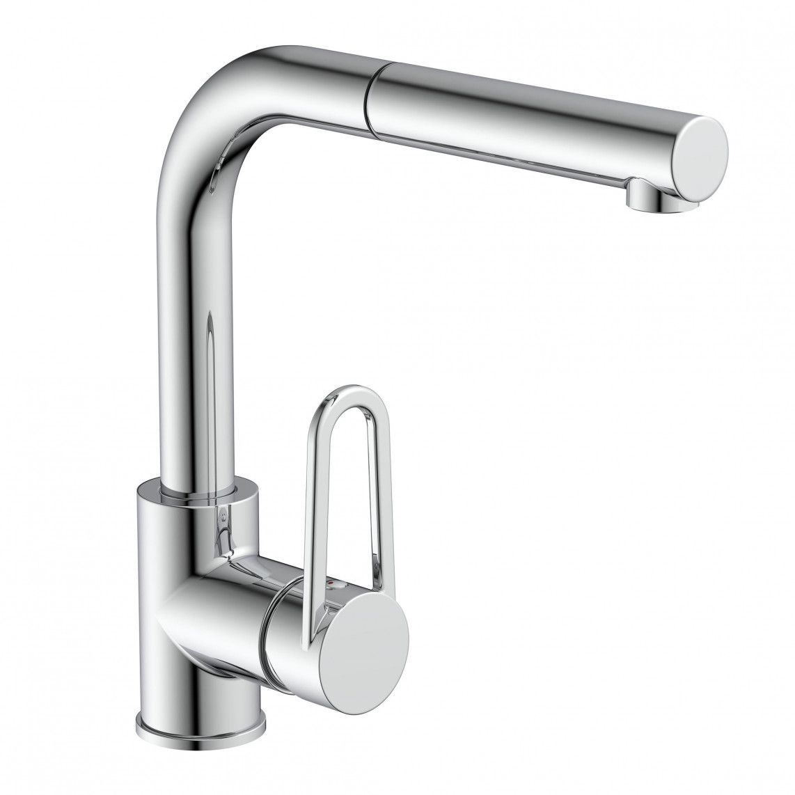 26230 DESIGN RING Mitigeur évier, chromé, avec bec extractible