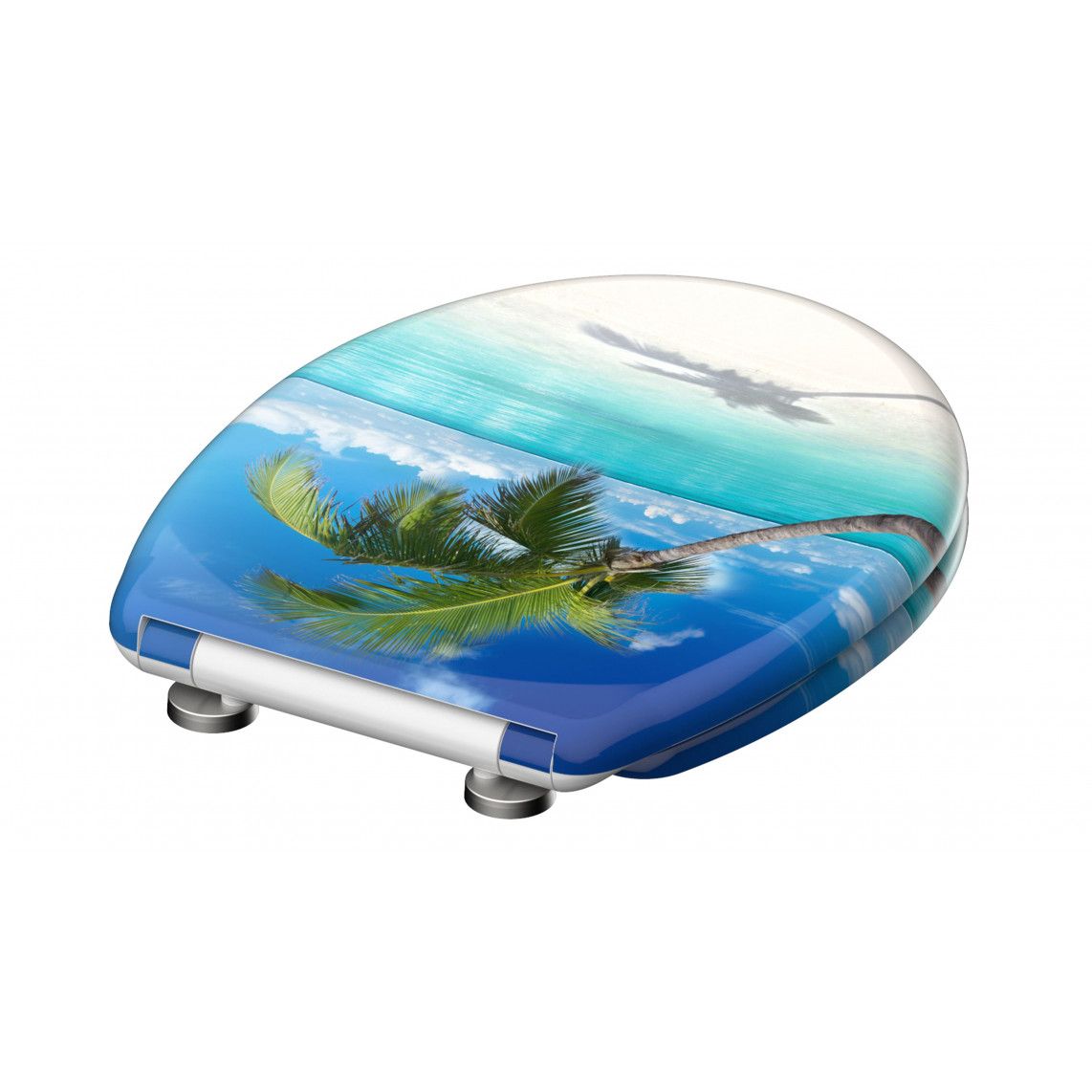 82363 Duroplast WC-zitting CARRIBEAN, met valrem en afneembaar vue 3
