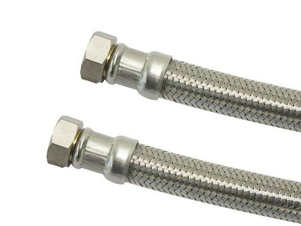 Tuyaux D'alimentation Gaine Tressée Passage Acier D13 3/4”FF L1000MM