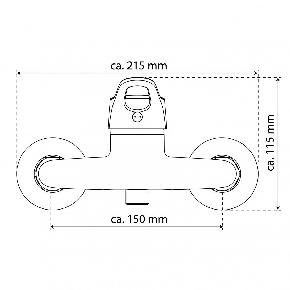 NI168VECR VERONA Shower mixer, chrome vue 3