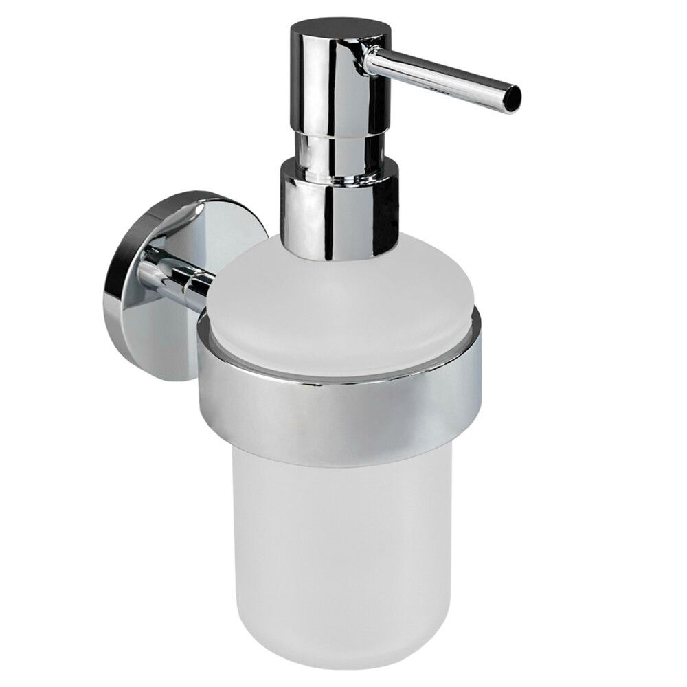 Van Marcke Frea Distributeur Savon Laiton ET Verre Mural Chromé