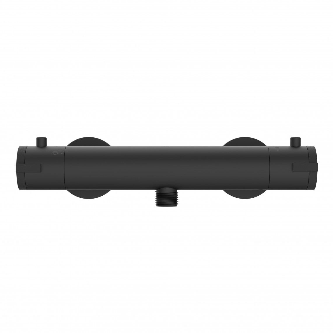 CLT168ACRBL CLAUDIO Thermostatische douchekraan, mat zwart vue 4