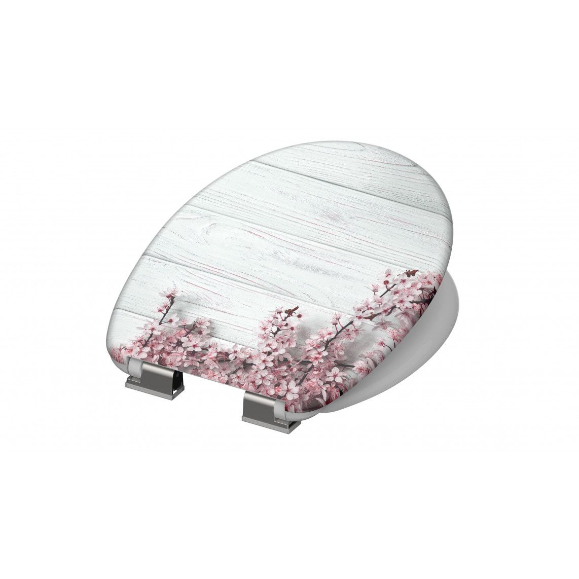 82197 Duroplast WC-zitting FLOWERS&WOOD, met valrem vue 5