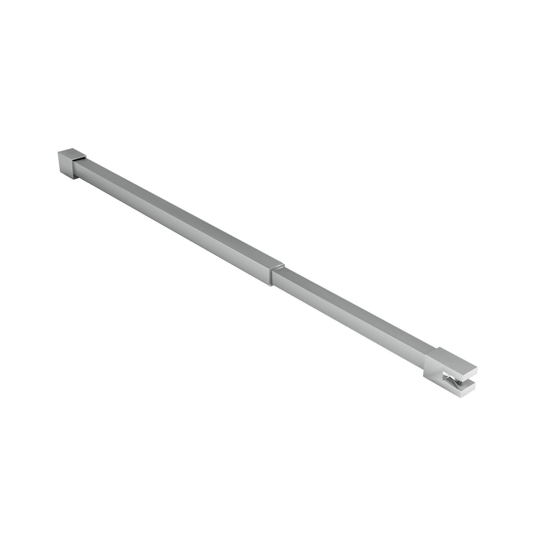 ALONI SUPPORT PLAFOND - RÉGLABLE - 43-80 CM - CHROME vue 2