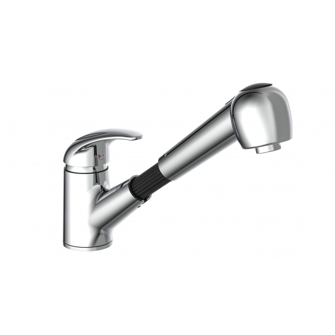 33370 ABERDEEN Sink mixer, chrome, with pull-out sprayer vue 4