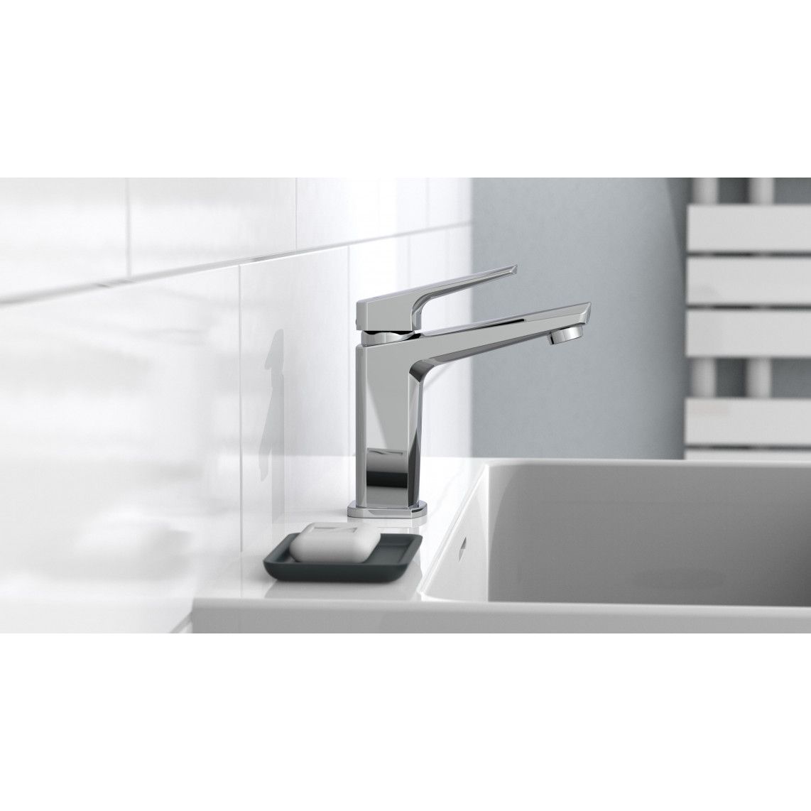 34010 RAVEN Wash basin mixer, chrome vue 9
