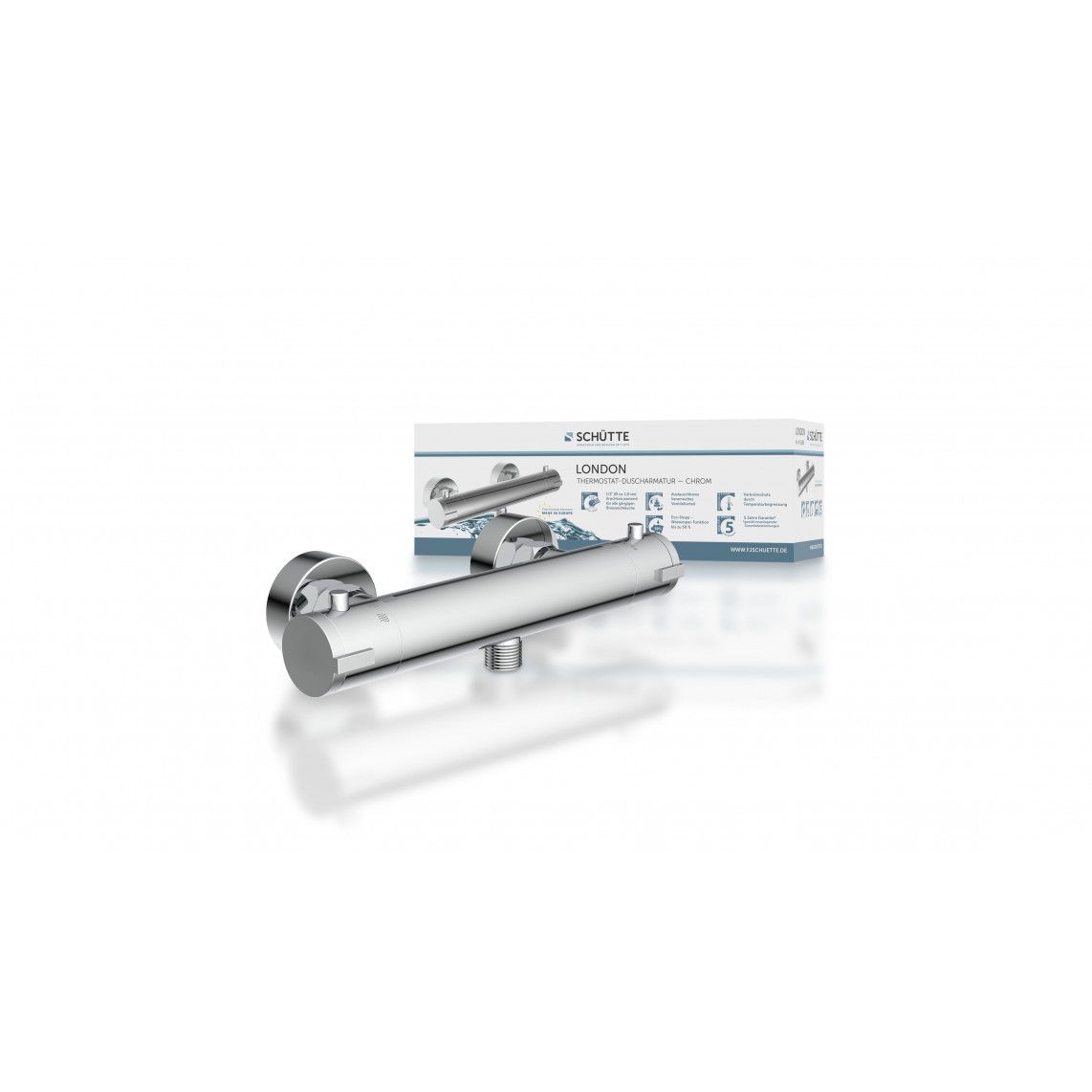 52465 LONDON Thermostatic shower mixer, chrome vue 7