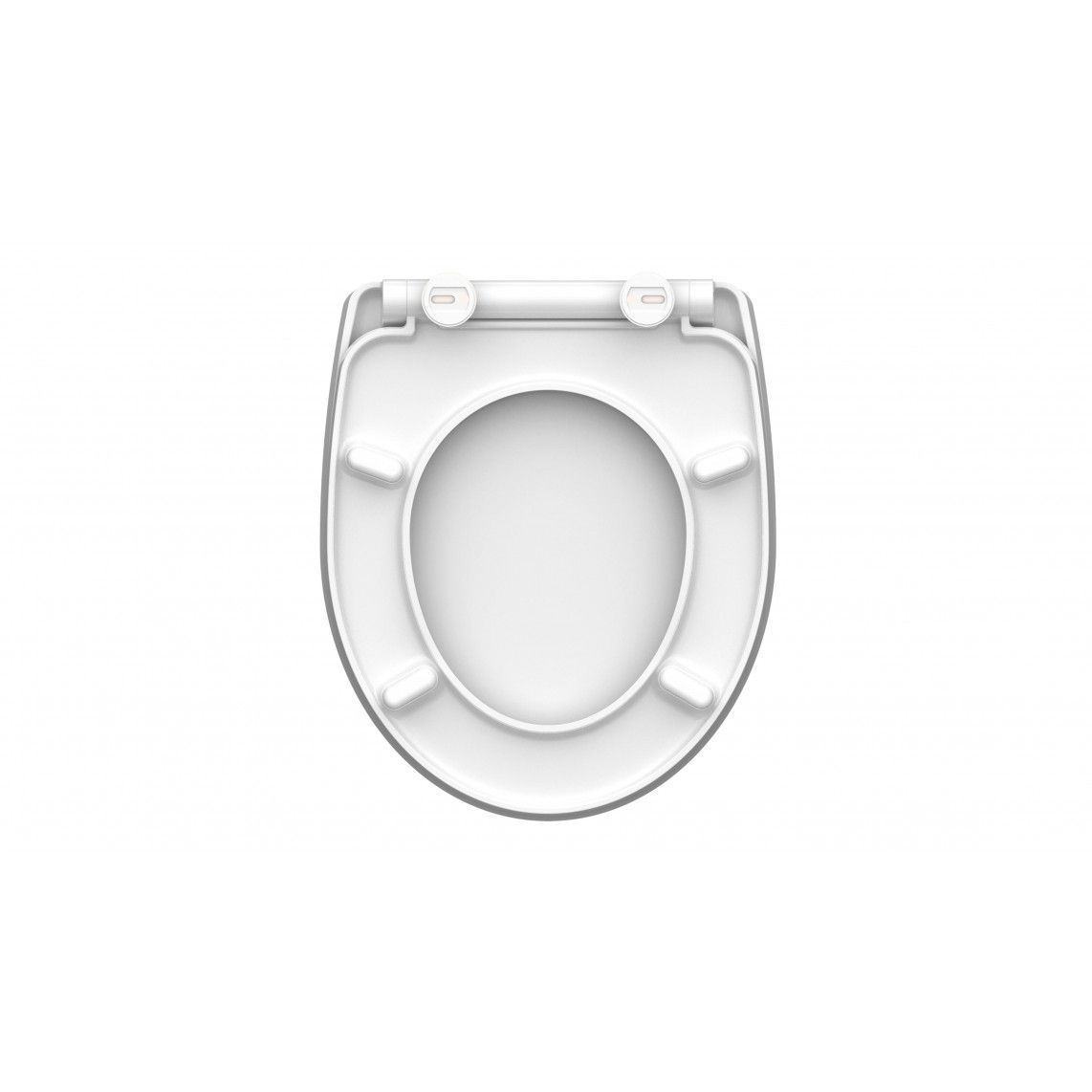 82584 Duroplast HG WC-zitting WHITE WAVE, met valrem en afneembaar vue 5