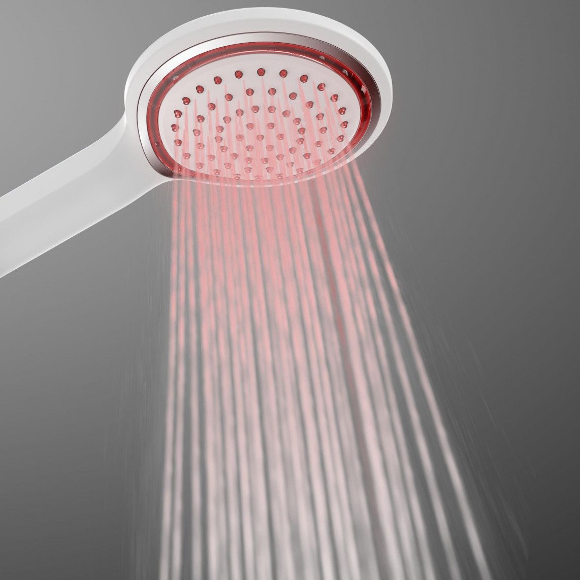 DX7064 DIGI LED Hand shower, white/chrome vue 6