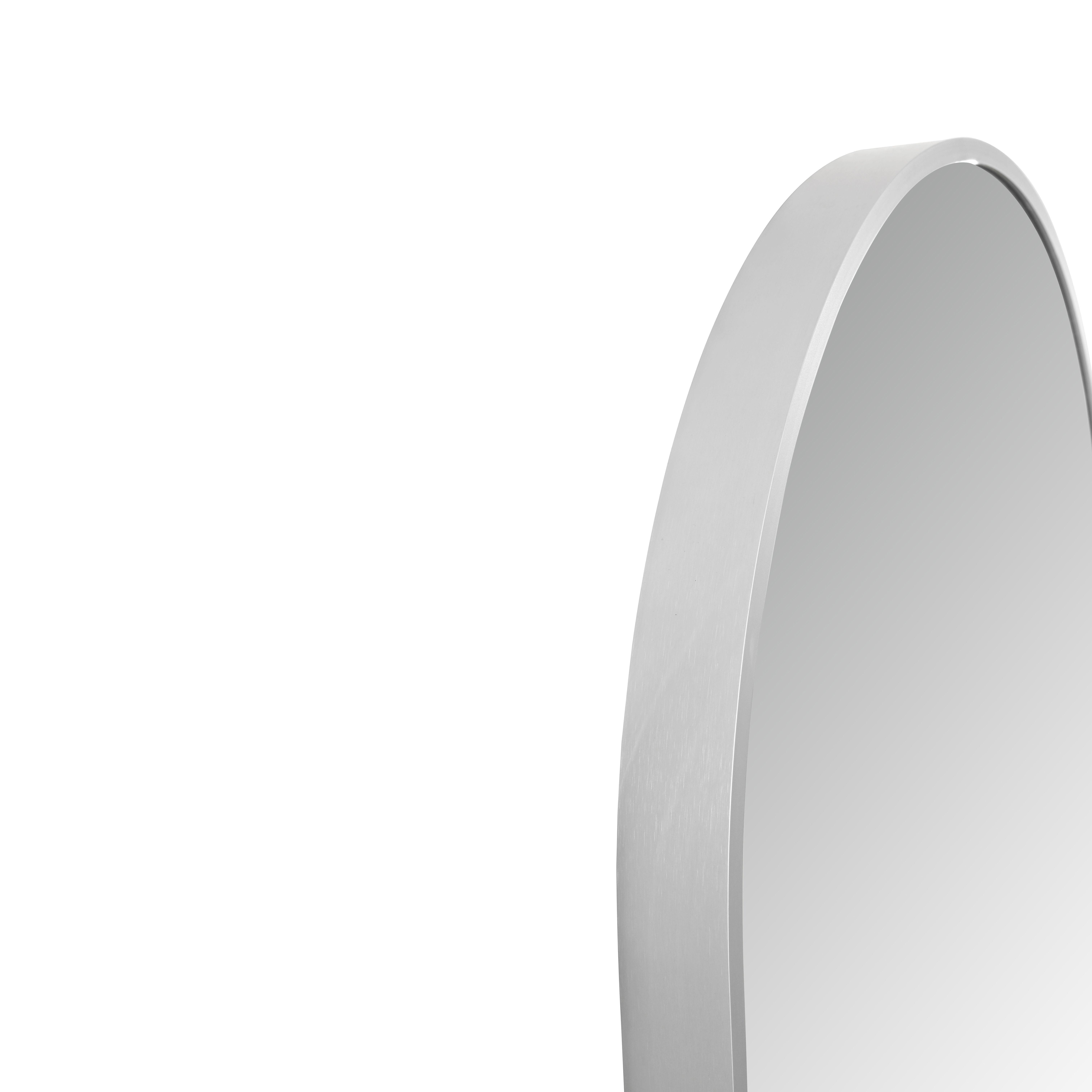 ALONI AVALO MIROIR - AVEC ÉCLAIRAGE LED - OVALE - AVEC CADRE - AVEC CHAUFFAGE - TEMPÉRATURE DE COULEUR LED 3500-6500K - 50X100CM - FINITION INOX BROSSÉ vue 3