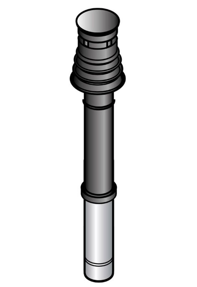 DE Dietrich Ventouse Vertical Pps D80/125 Noir