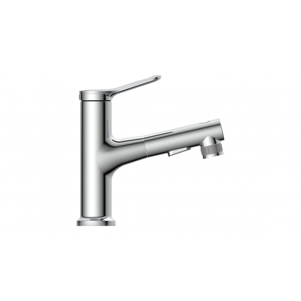 NI075VARCR VARIABILE Wash basin mixer, chrome, with pull-out sprayer vue 3